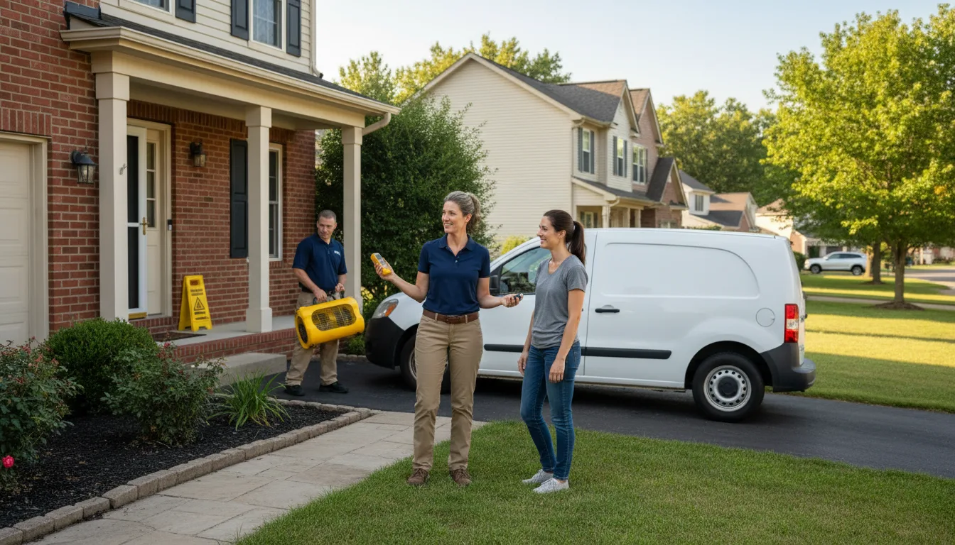 Residential water damage restoration in Soulsbyville, CA